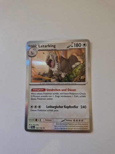 Letarking 162 193 holo rare - 162/193,