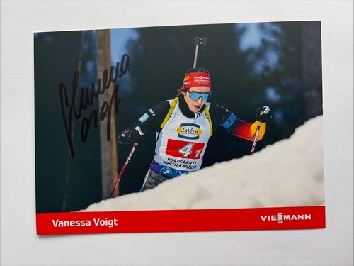 Orig autogrammkarte biathlon - autogrammkarte,