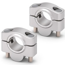 Voigt MT Lenkererhöhung Riser 22mm für 28mm Lenker silber eloxiert mit ABE