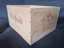 6er Holzkiste Weinkiste OHK ohne Deckel Clos Apalta Chile Deko Aufbewahrung Box