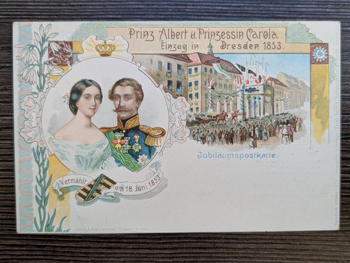 Ansichtskarte prinz albert und - albert,
