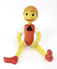 Buratino Pinocchio Puppe DDR UdSSR Plastik ca. 51 cm