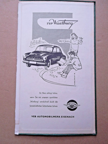Alte ddr werbung auf pappe - ,
