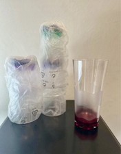 TUPPERWARE TUPPER - 4 Gläser / Becher  - Eleganzia Set - NEU / OVP