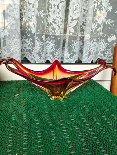 Vintage murano stil glasschale - murano,