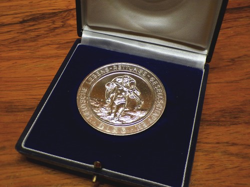 Dank plakette der dlrg - dank-plakette, in