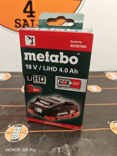 Metabo lihd 18v 0 - lihd, ah