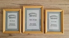 3 Bilderrahmen 9x 13 cm/10,5 x