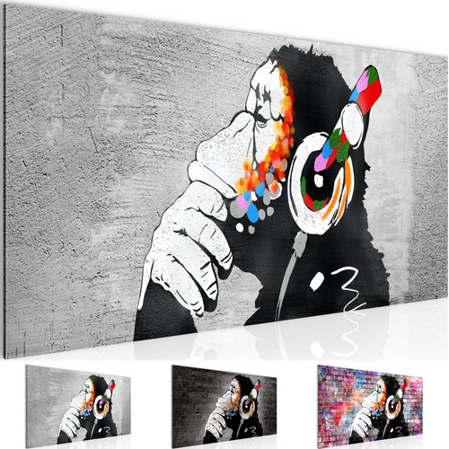 Bild wohnzimmer banksy affe - wohnzimmer,