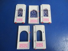 5x Mauerteil Rosa Fenster System X  zu 5142 Prinzessinnenschloss Playmobil 6964