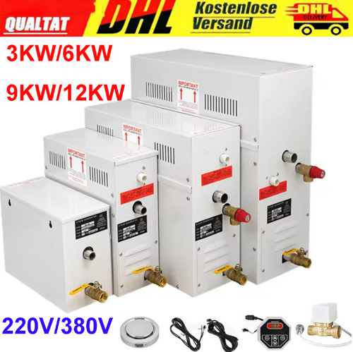 12kw dampfbadgenerator - 6/9/12kw,