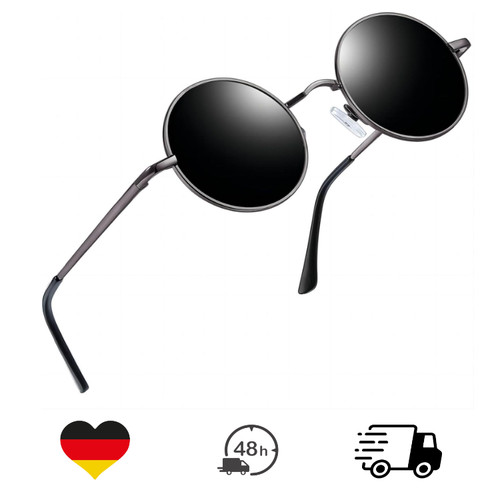 Runde sonnenbrille retro - sonnenbrille,