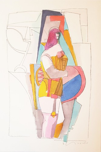 Richard lindner striptease - richard, lindner,