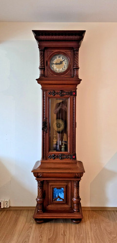 Antike standuhr mit schlagwerk - standuhr,