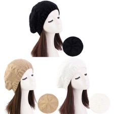 Winter Damen Strick Beret Cap