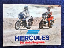 Hercules Prospekt / Programm   u.a. mit  Mofas, Mokicks, LKR, Ultra RS 80, RX 9