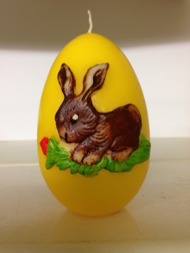 Osterei kerze osterhase 90x - osterhase-,