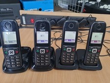 Posten Gigaset: 4x AS405, 4x Ladeschale, aus Insolvenz (2511-30), MwSt