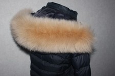 Pelzstreifen Lammfell Pelzkragen Kapuzenfell Echtfell Pelz für Jacke,Parka,Weste