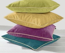 Samtweicher Kissenbezug ~ Kissenhülle 40x40 cm ~ 4 Farben zur Wahl NEU