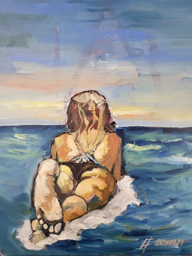 ölbild abstrakt gemälde - Ölbild,