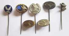 7 x  alte  DLRG  Abzeichen Anstecknadel