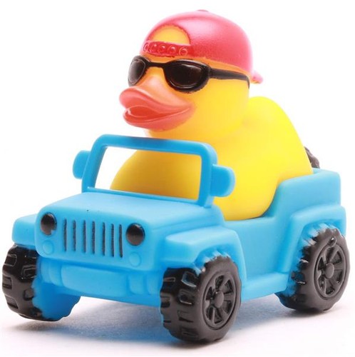 Badeente jeep quietscheente - badeente,