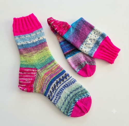 Handgestrickte socken gr - socken,,