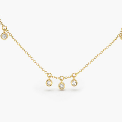 Damen halskette gold - damen, 14k