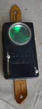 alte Taschenlampe Daimon 413 grün rot