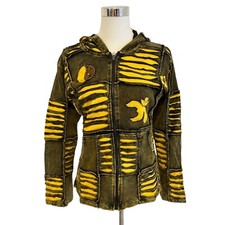 Damen Patchwork Jacke aus