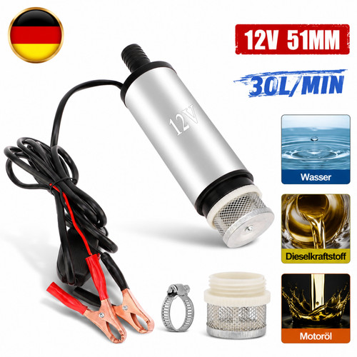 12v 51mm auto edelstahl - 51mm,