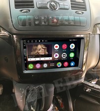 9 Zoll Doppel-DIN Android Auto CarPlay Autoradio BT Für Mercedes Viano Vito W639