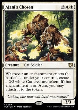 Magic mtg ajani - ajani's, chosen