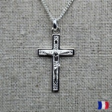 Kruzifix anhänger 925 silber - anhänger,