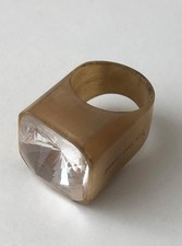 Yves Saint Laurent YSL Vintage Cocktail Ring Statement Piece Schmuck Jewelry