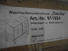 VCM Waschbeckenunterschrank Darola weiß 67x57,5x29,5 cm NEU