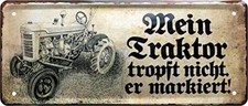 Blechschilder lustiger traktor - lustiger,