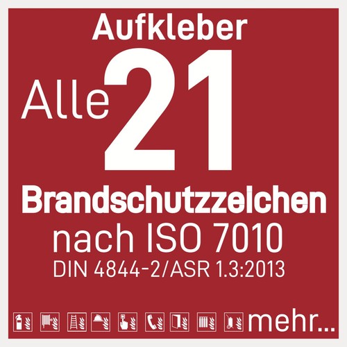 Brandschutzzeichen aufkleber - brandschutzzeichen,
