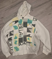 Jacke Sweatjacke Sportjacke von Billabong Herren Größe XL mit Fleck