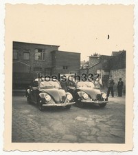 Foto Volkswagen VW Typ 60 KdF Wagen IIIA-43006 und IIIA-43016 Polizei Stuttgart