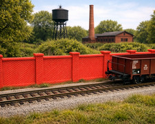 Modulare Ziegelmauer mit