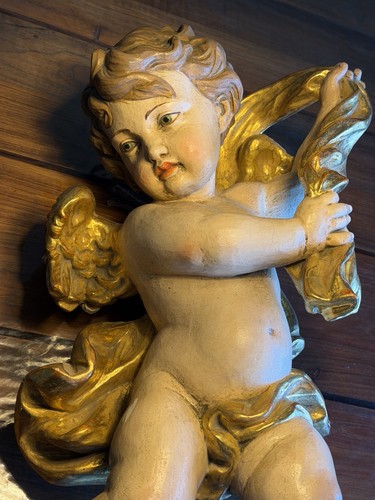 Großer engel barock - barock, holz