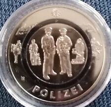 10 Euro Münze Polizei 2024 (A) Bankfrisch Stempelglanz 