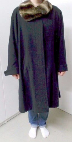 Chinchilla wollmantel - chinchilla, 42
