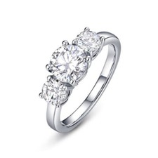 2-4CT Moissanite Ring 925