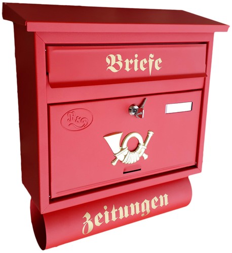 Moderner großer briefkasten - briefkasten, /