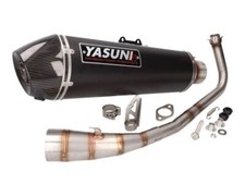 Sport Auspuff YASUNI Scooter 4 Black Edition Maxi Scooter für HONDA Forza 125 4T