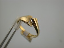 750er Gelbgoldring mit