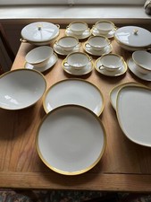 geschirr set, Tafelservice  Krautheim Selb & Bavaria Gold Platzteller, Eßteller,